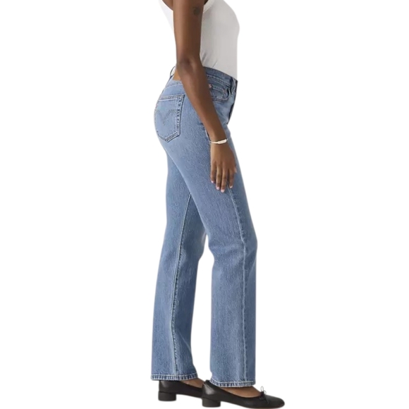 Levi’s 501 Curve Size 29 Lucid Dream Jeans High Rise Straight NWOT - Picture 2 of 16